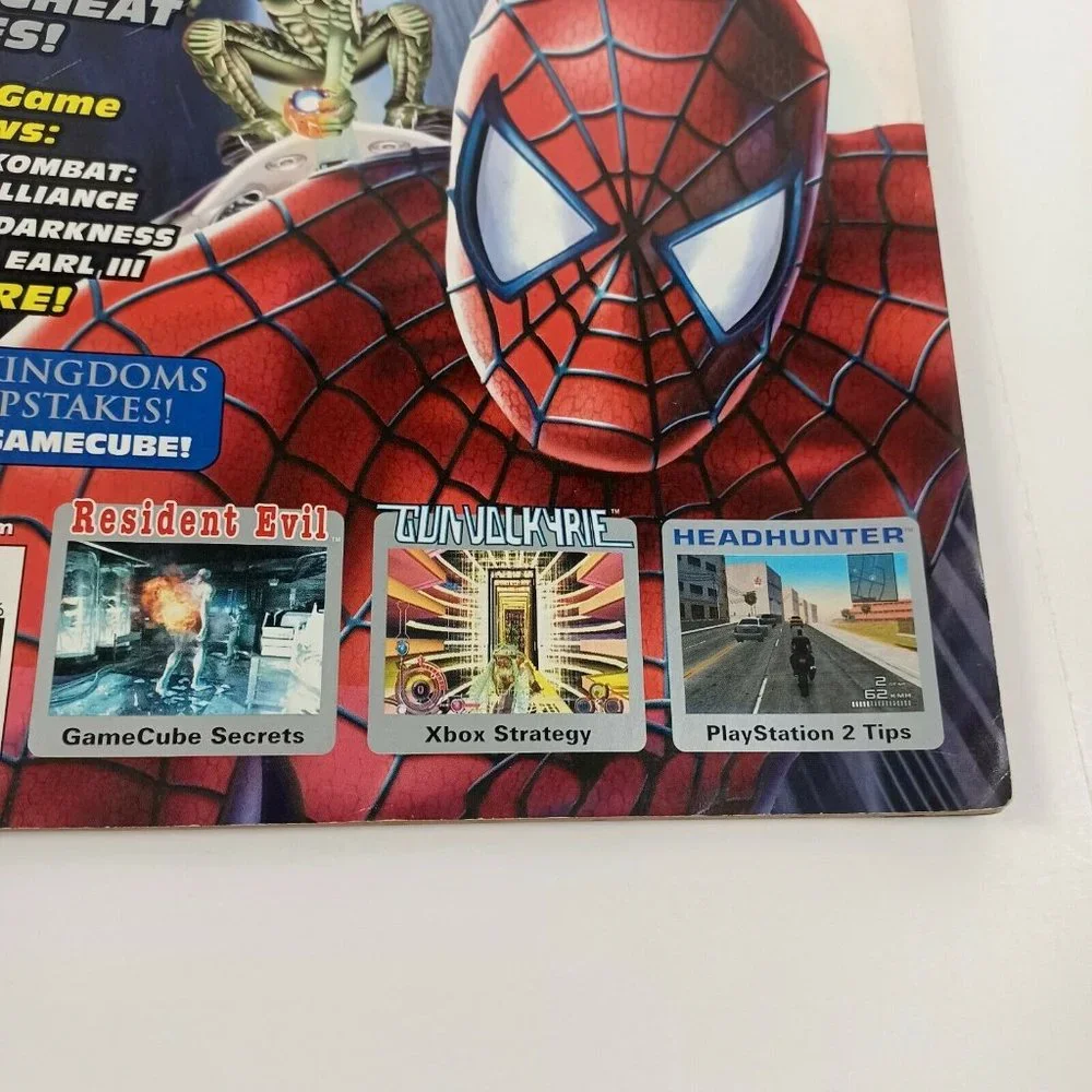Tips & Tricks Magazine Spiderman Issue 88 June 2002 Video Game Tips *MINOR WEAR*